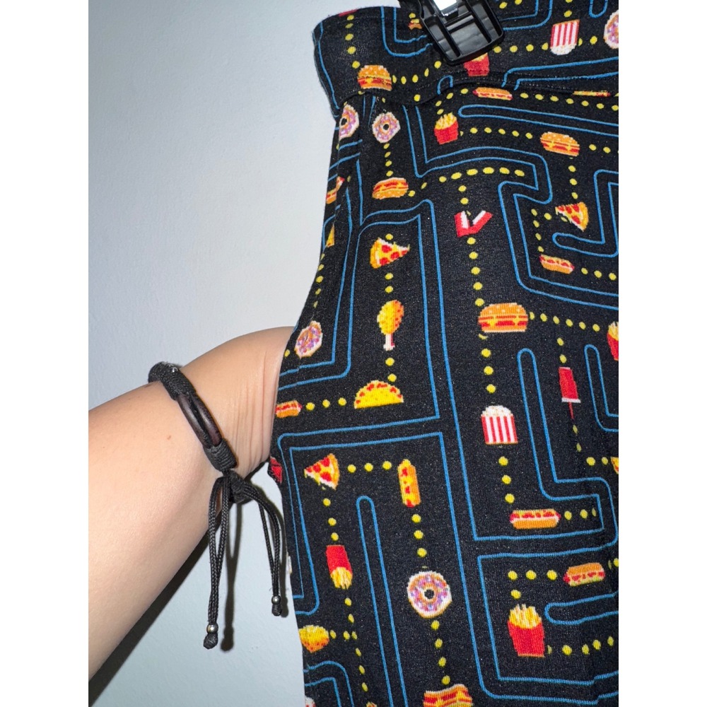 SAXX Snooze Sleep Pants Mens Large Gamer Black Arcade Food Modal Pajama Joggers - Picture 5 of 5